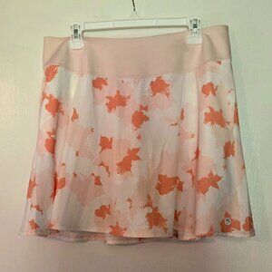 PUMA Power Shape Floral Dry Cell Skort - Peach Orange- NWT